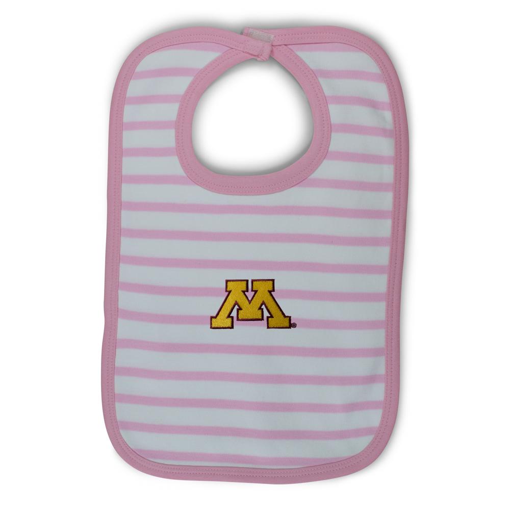 Minnesota Infant Stripe Knit Bib