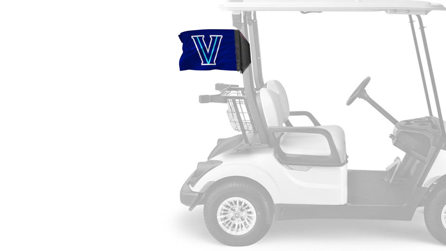 Villanova 11"x17" Forever Wave Flag for Golf Carts