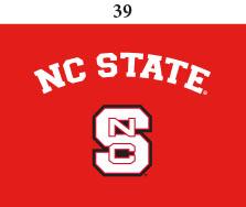 NC State Infant Lap Shoulder Creeper Print
