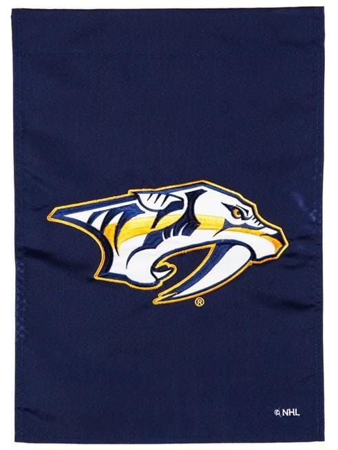 Nashville Predators Garden Flag 2 Sided Applique