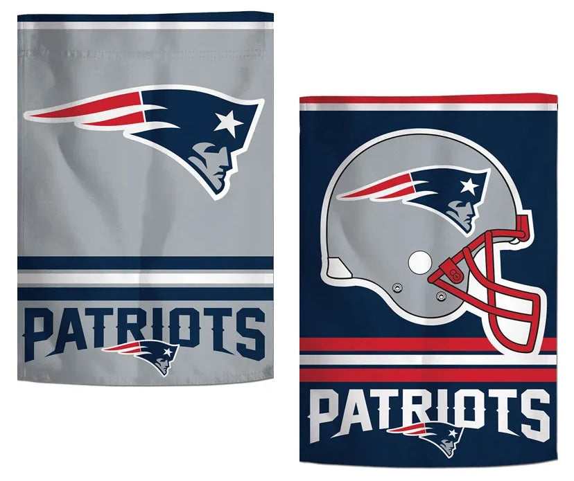 New England Patriots Double Logo Garden Flag