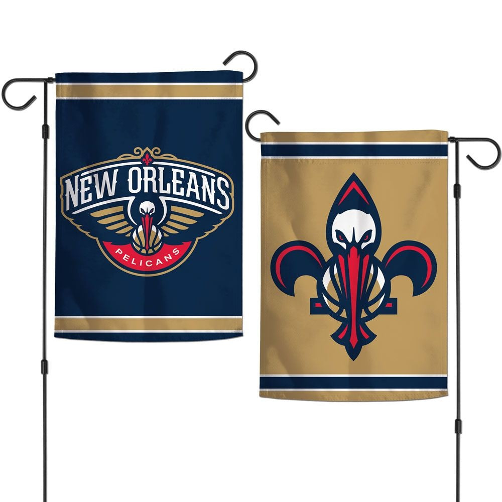 New Orleans Pelicans Garden Flag 2 Sided Logo