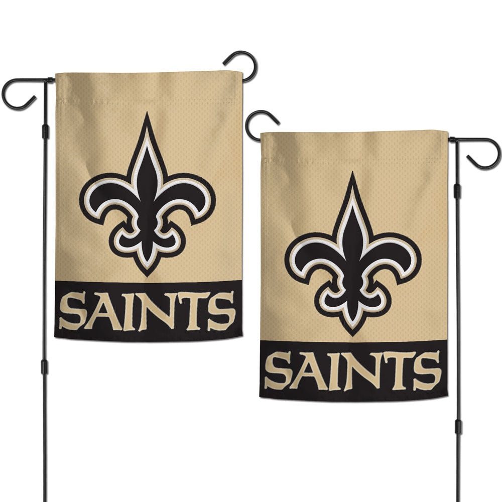 New Orleans Saints Garden Flag Embroidered 2 Sided