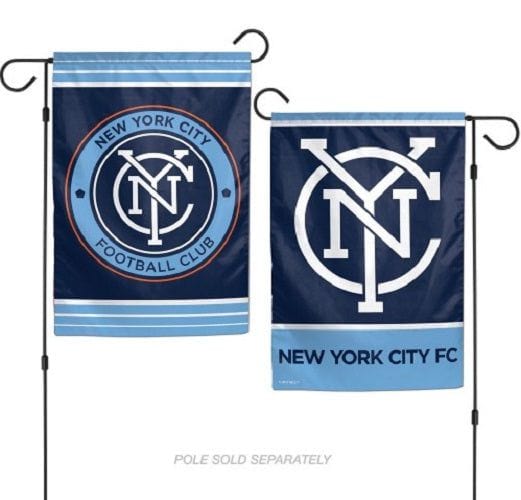 New York City FC Garden Flag 2 Sided Soccer MLS