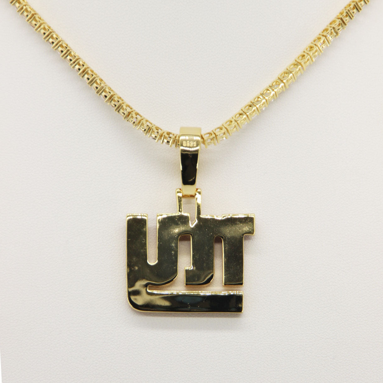 New York NY Emblem Pendant Necklace – Fan Gift Jewelry for Game Day & Holidays