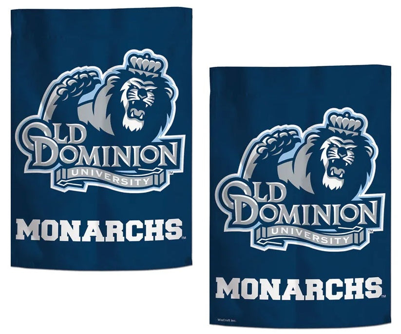 Old Dominion Monarchs Garden Flag 2 Sided Logo