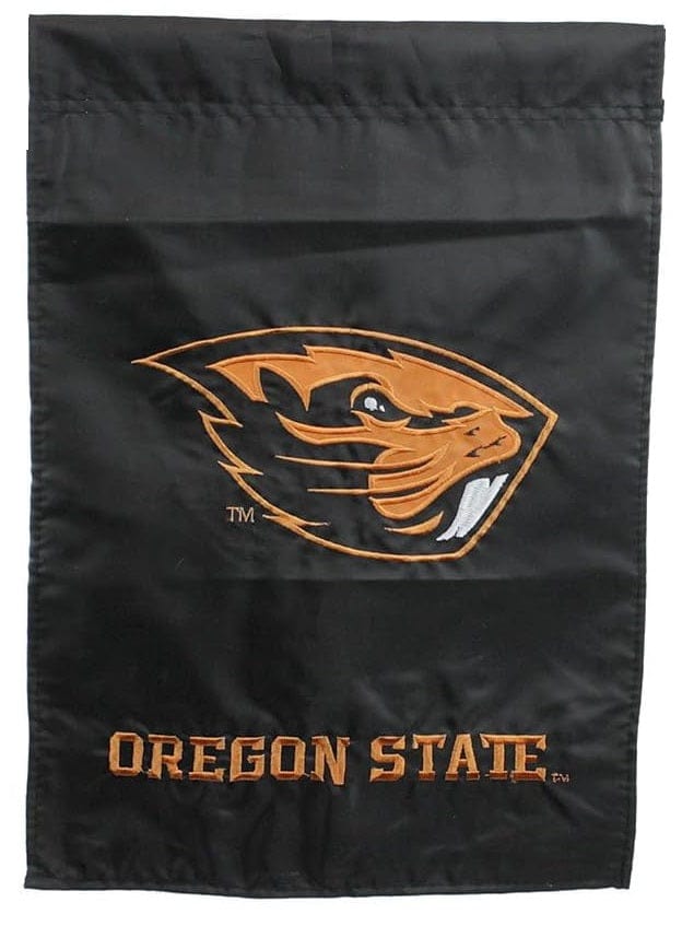 Oregon State Beavers Garden Flag 2 Sided Appliqued