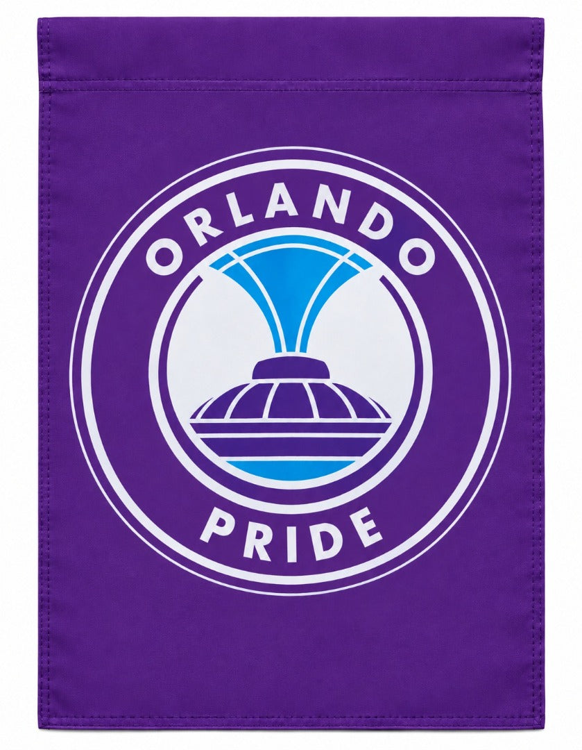 Orlando Pride Purple 2 Sided Garden Flag