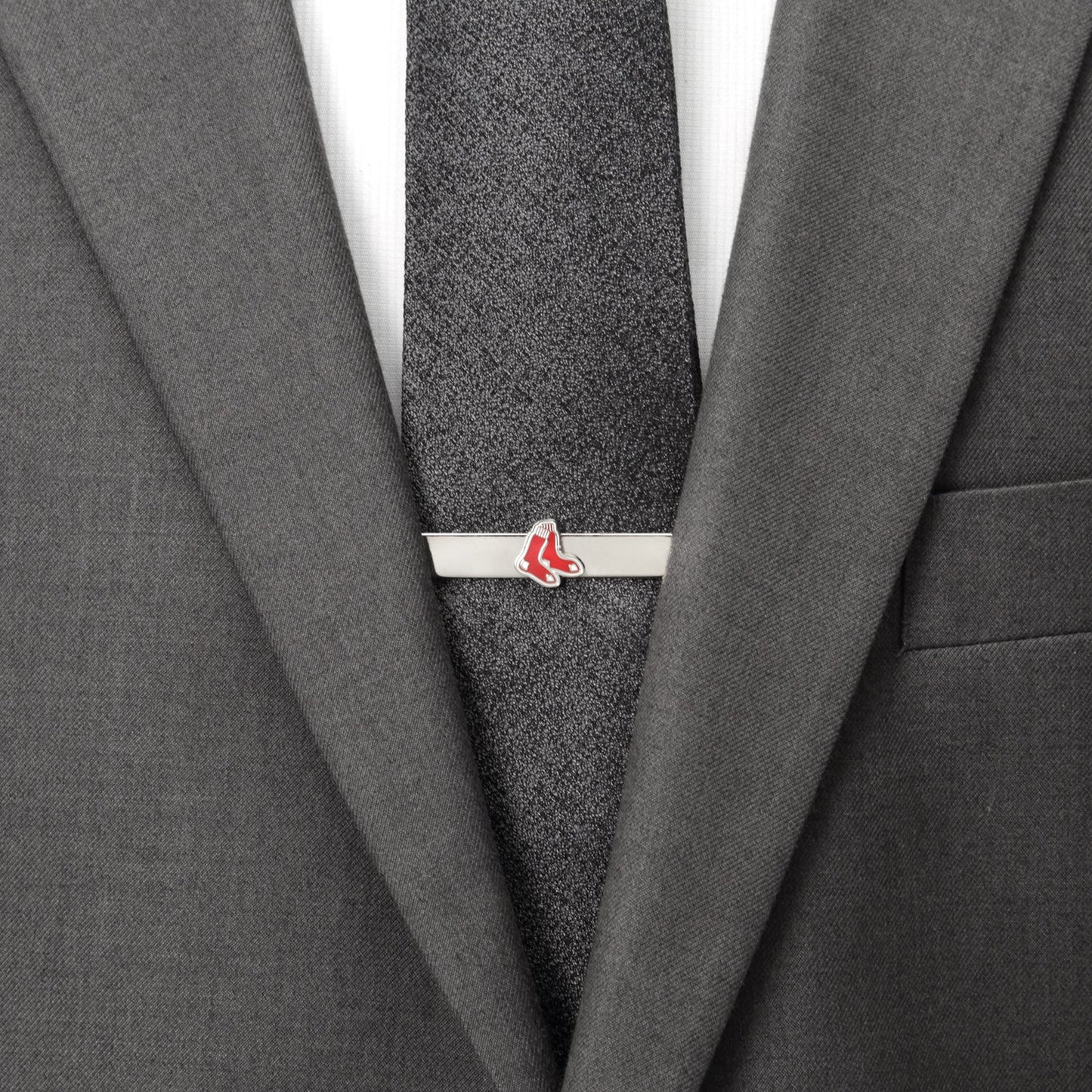 MLB Boston Red Sox Cufflinks and Tie Bar Gift Set