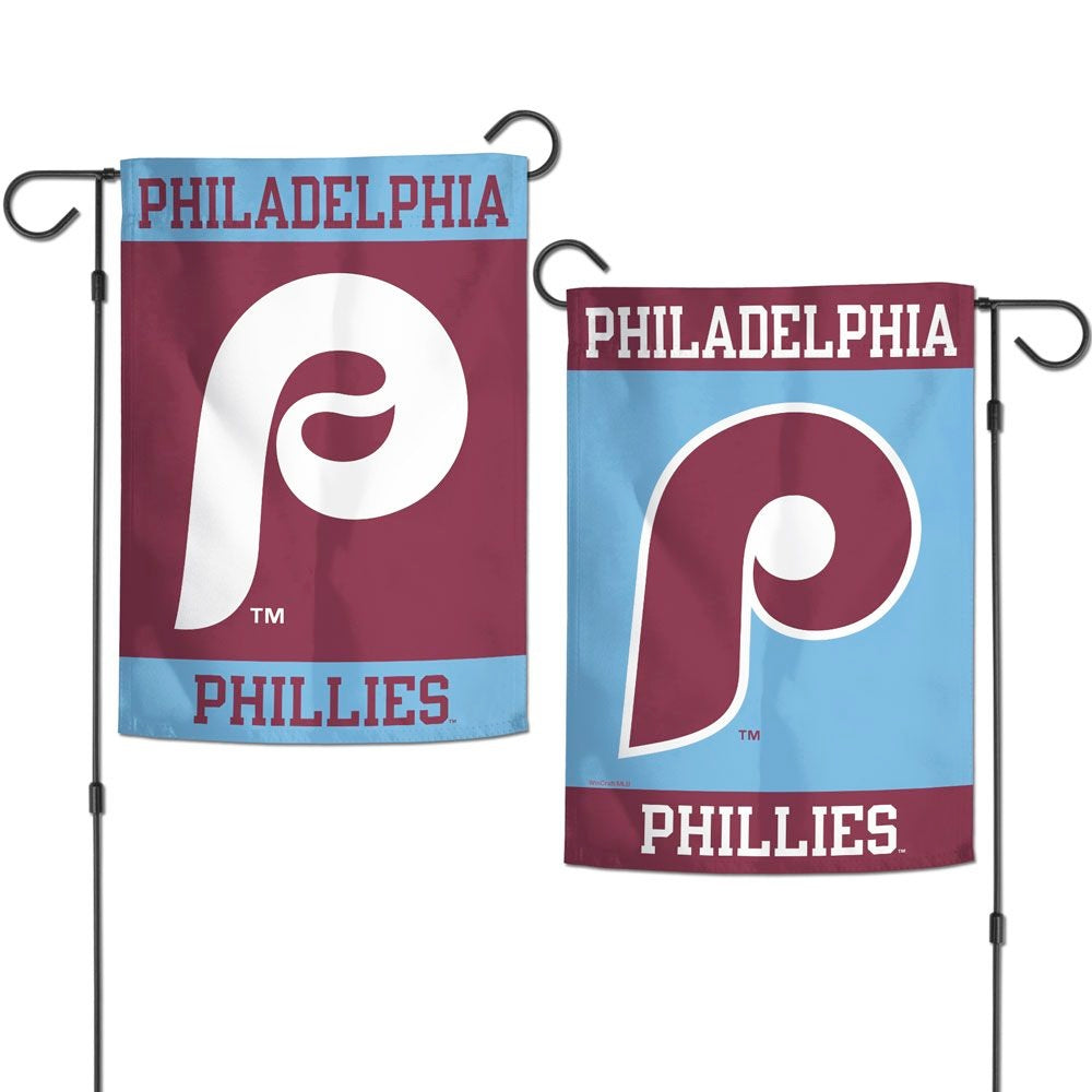 Philadelphia Phillies 2 Sided Retro Garden Flag