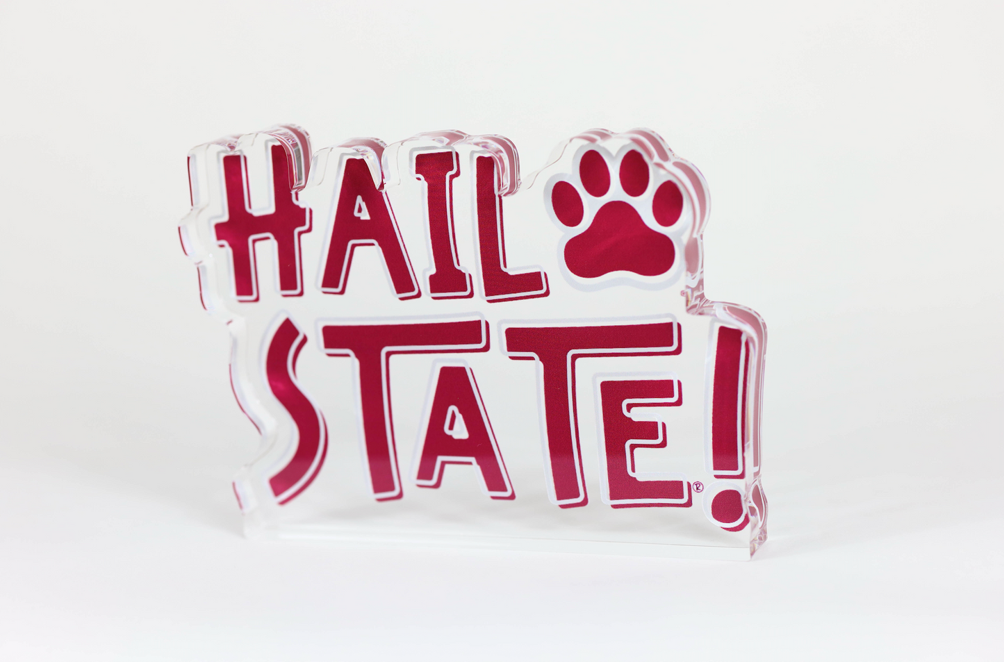 Hail State Acrylic Block Shelfie