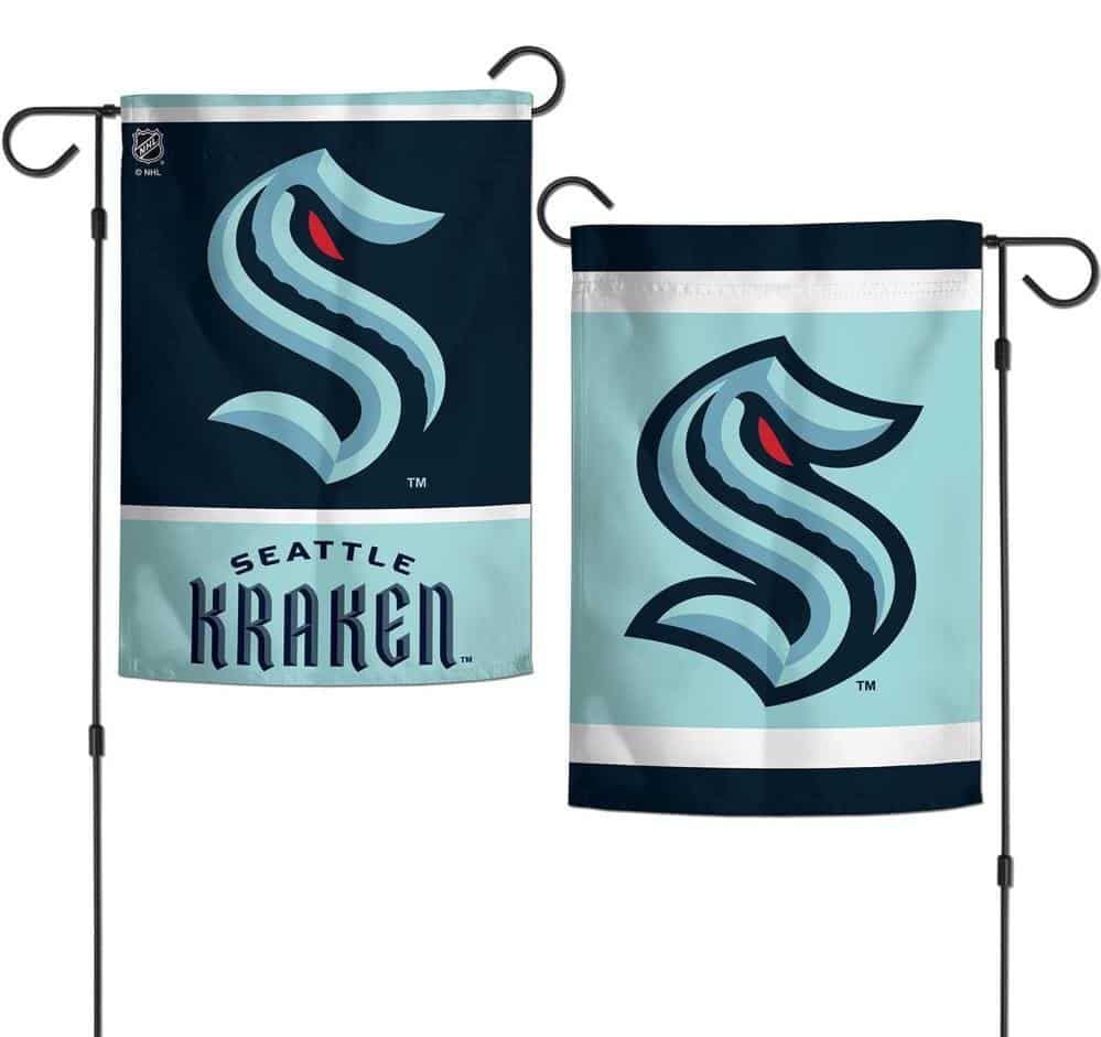 Seattle Kraken Garden Flag 2 Sided Hockey