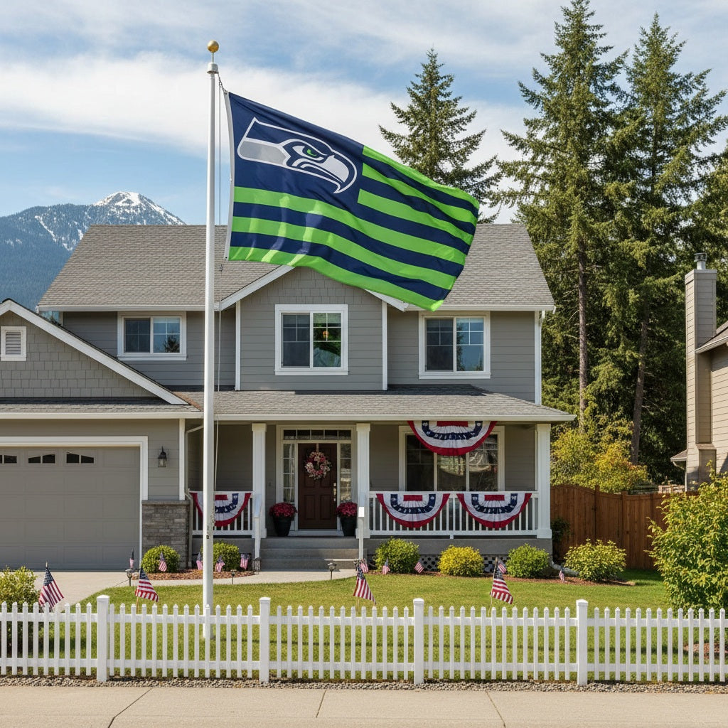 Seattle Seahawks Americana 3x5 Flag