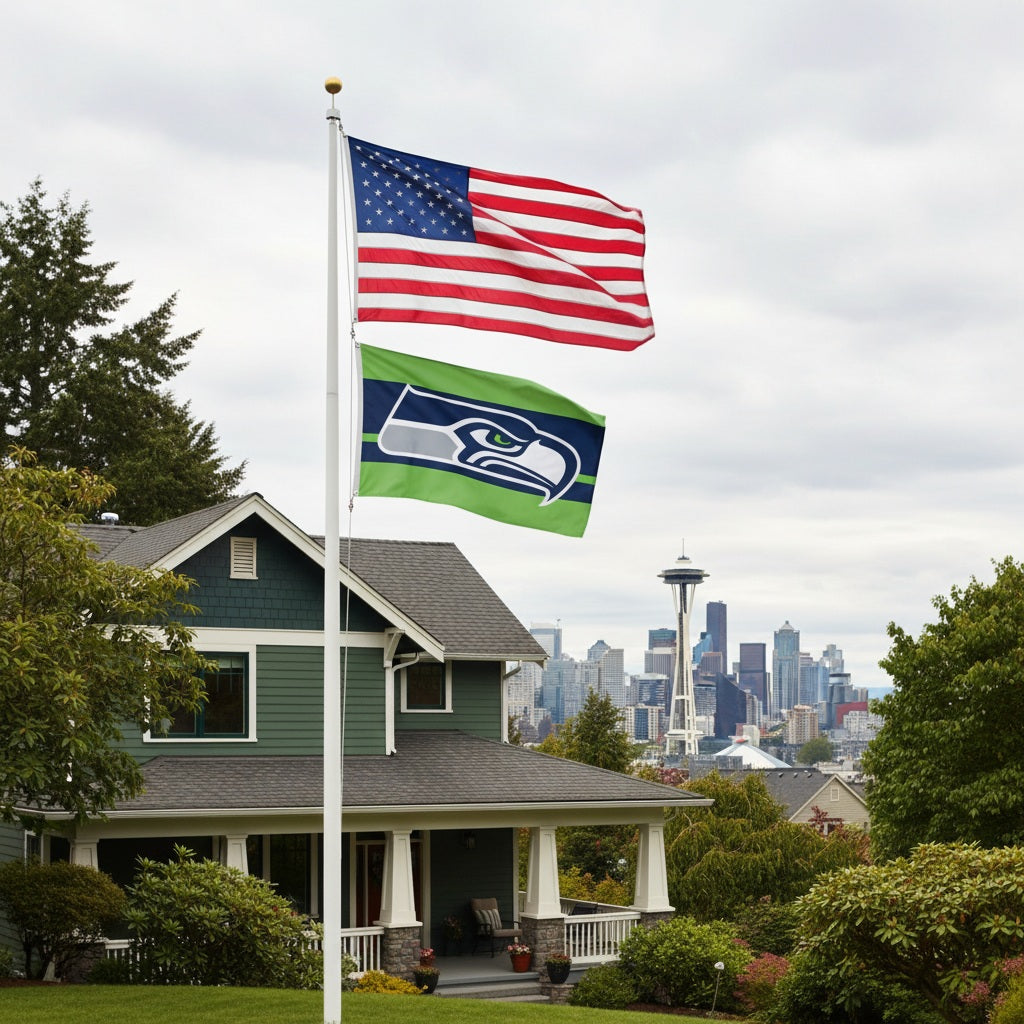 Seattle Seahawks Flag 3x5 Color Rush