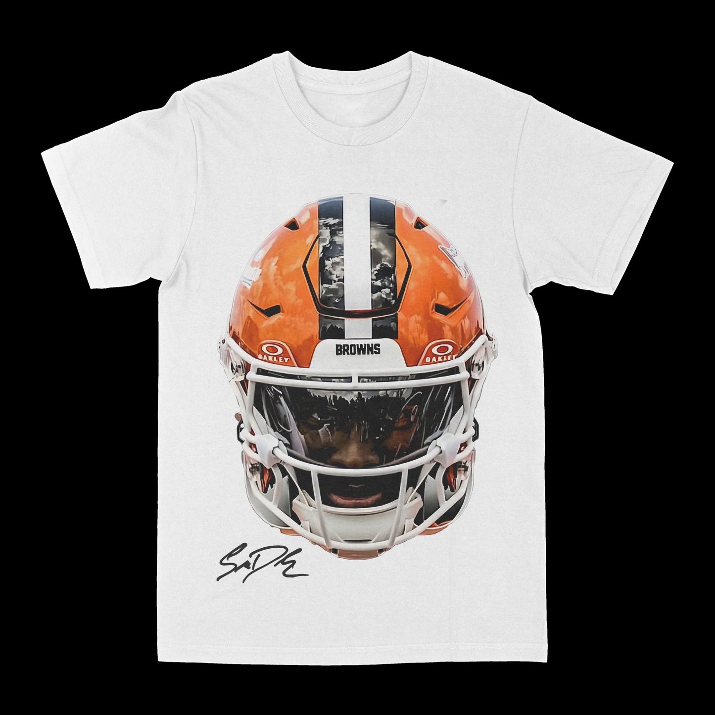 Shedeur Sanders "Big Face Helmet" Graphic Tee