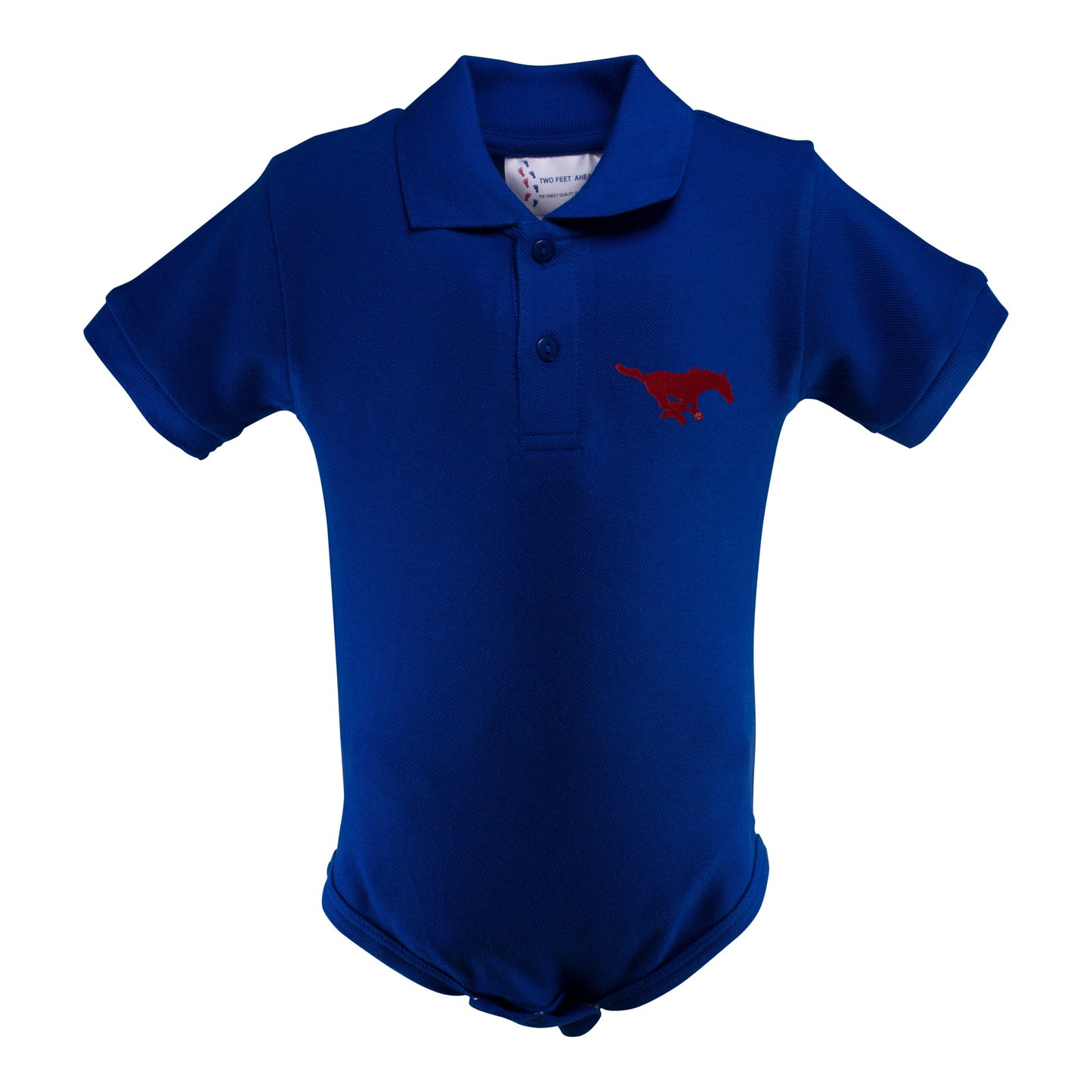 Southern Methodist Golf Shirt Romper