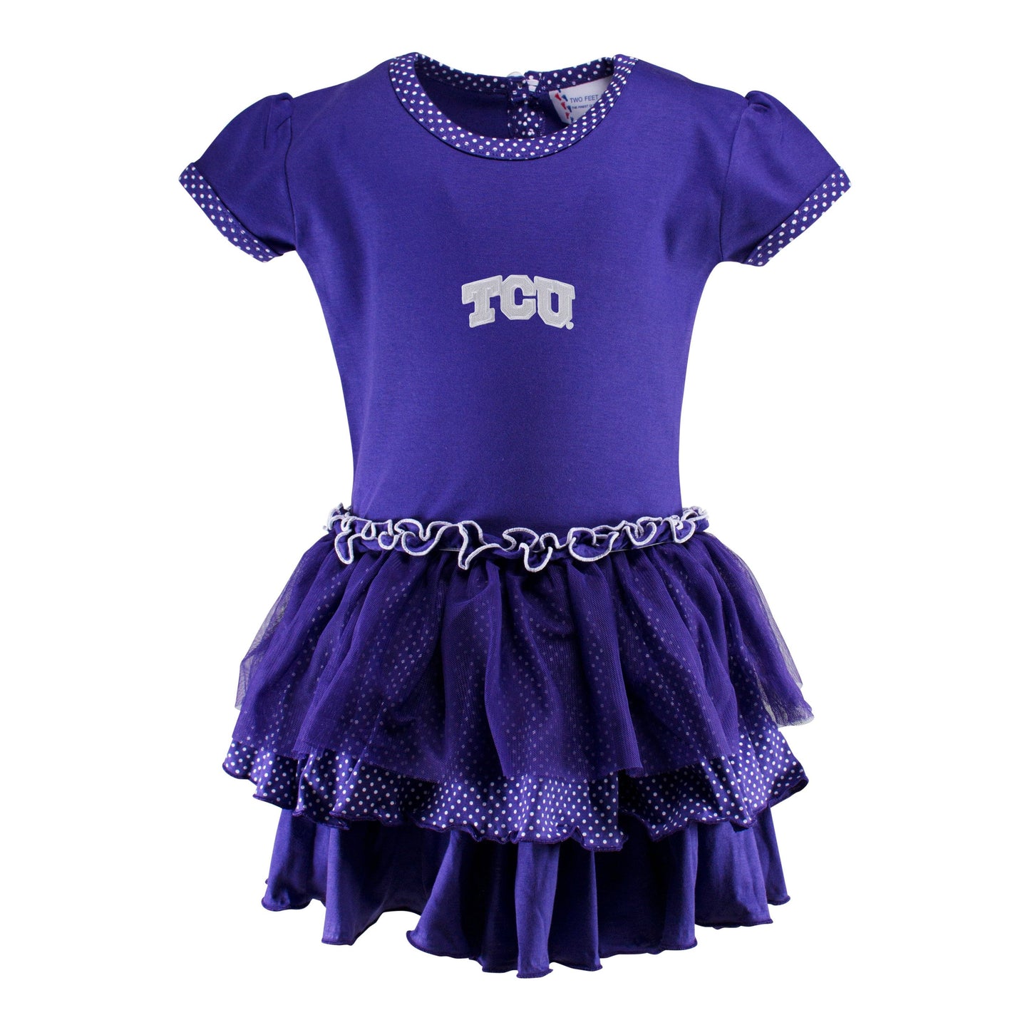 Texas Christian University Pin Dot Tutu Dress