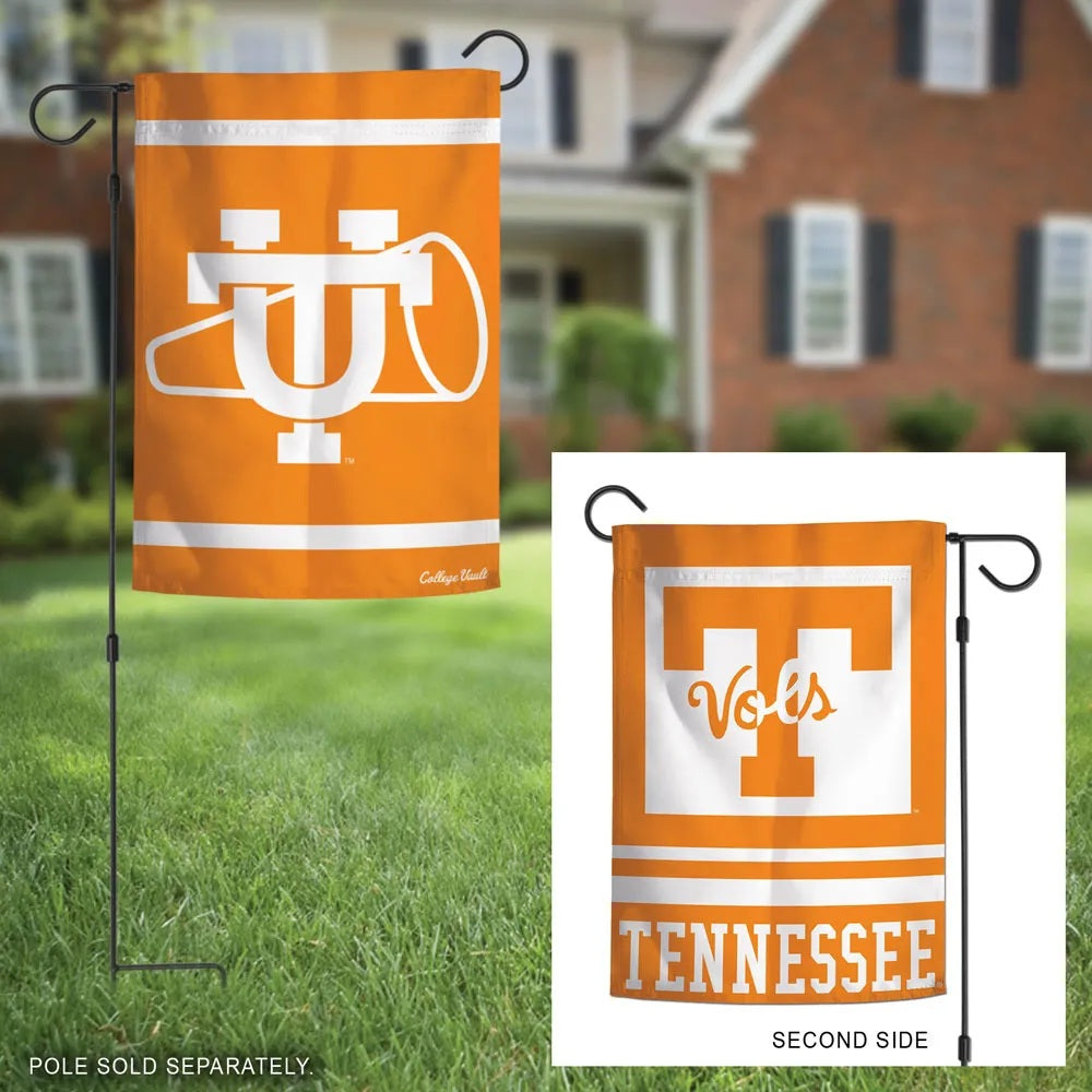 Tennessee Volunteers Garden Flag 2 Sided Classic Vintage Logo