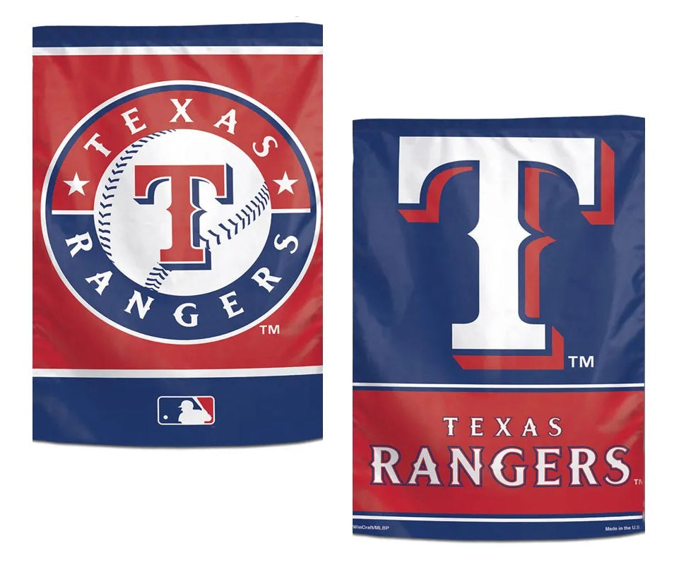 Texas Rangers 2 Sided Garden Flag