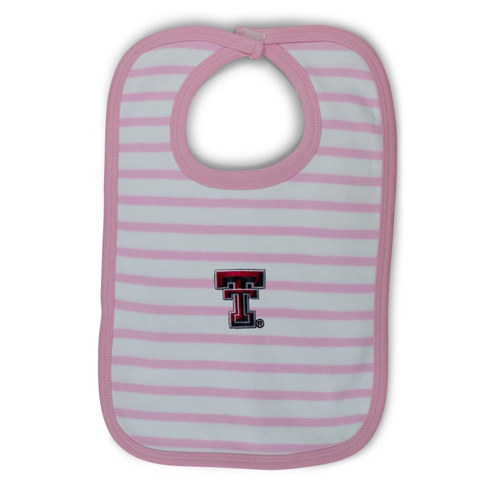 Texas Tech Infant Stripe Knit Bib