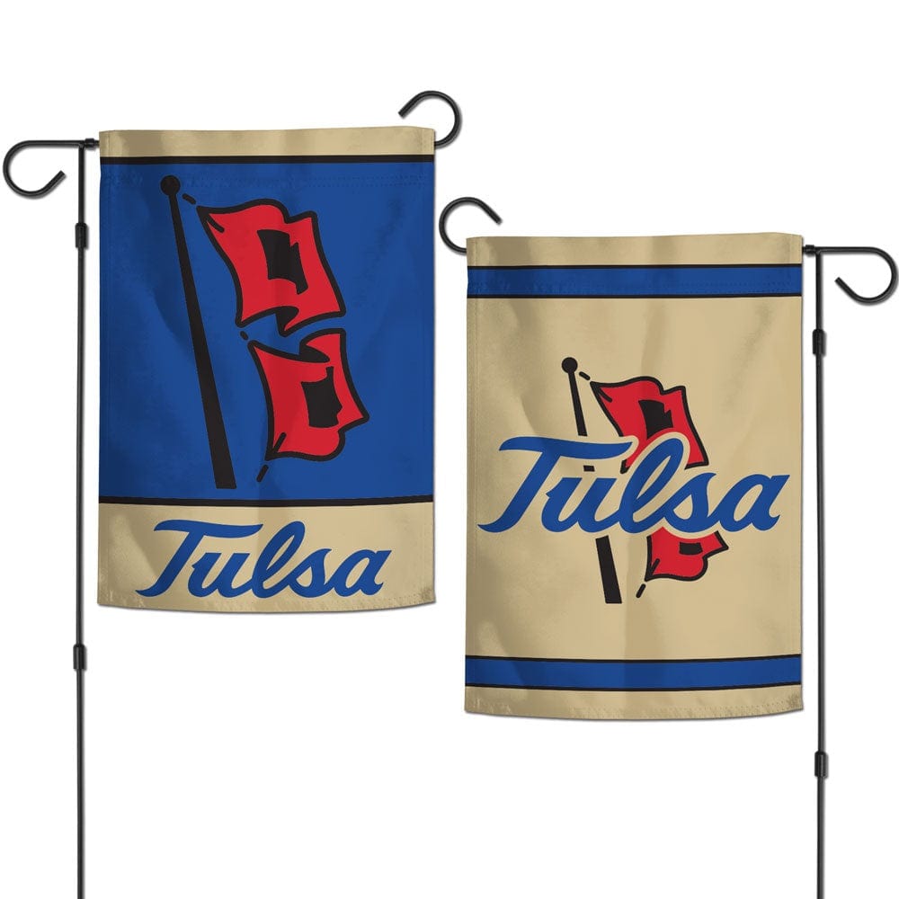 Tulsa Garden Flag 2 Sided Drillers Logo