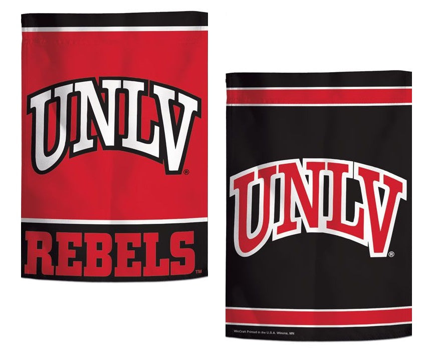 UNLV Rebels 2 Sided Garden Flag Red Black