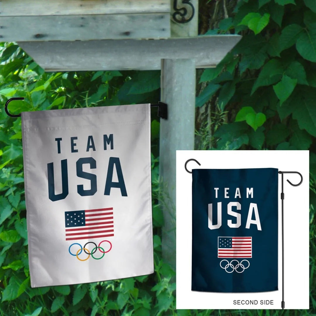 USOC 2 Sided Team USA Olympic Garden Flag
