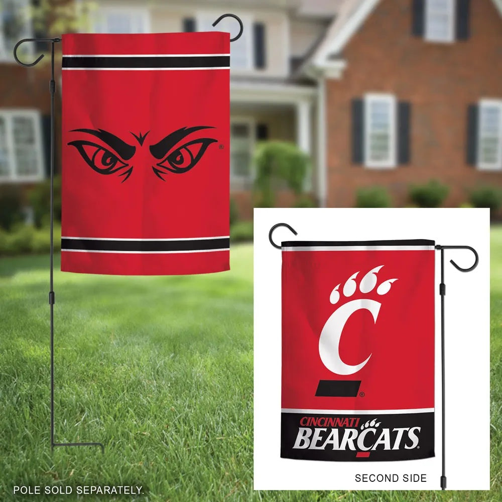 University of Cincinnati Garden Flag 2 Sided Bearcats