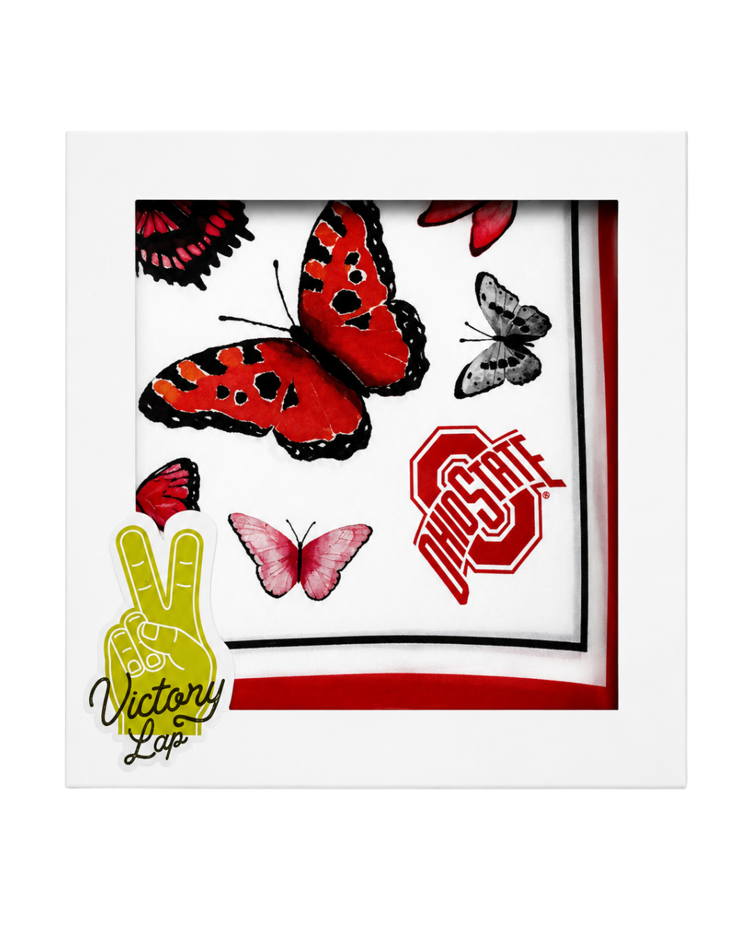 The Ohio State Square Silk Scarf