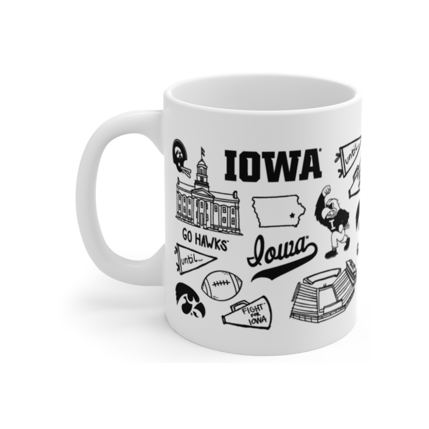 University of Iowa 11oz Mug