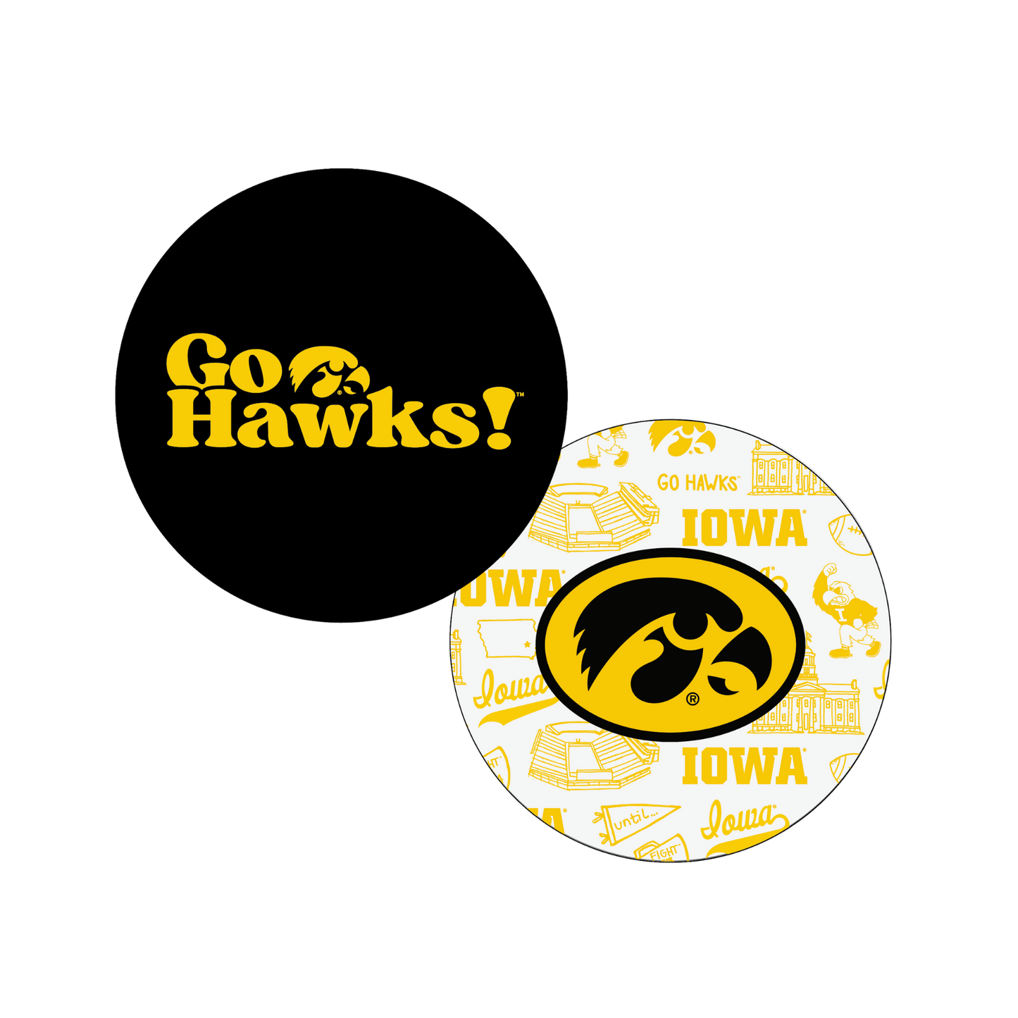 University of Iowa Coasters Set of 25