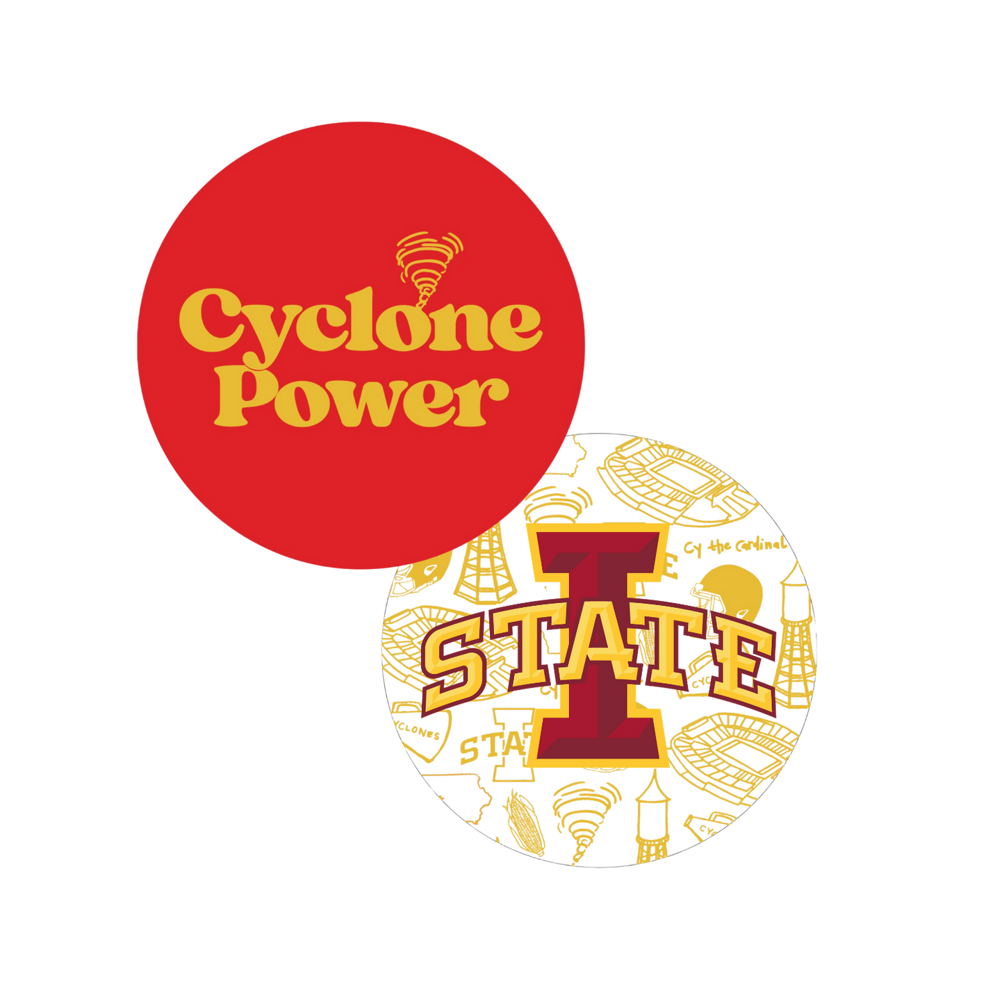 Iowa State Coaster Set of 25