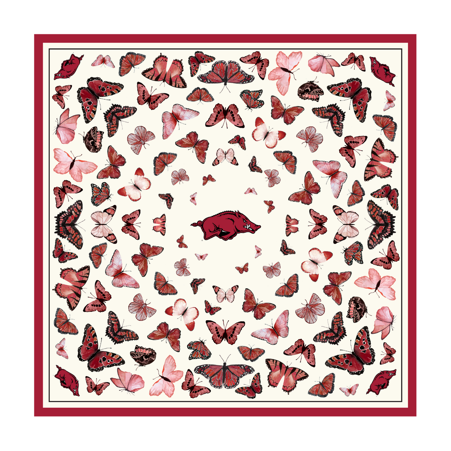 Arkansas Square Silk Scarf - PRE ORDER