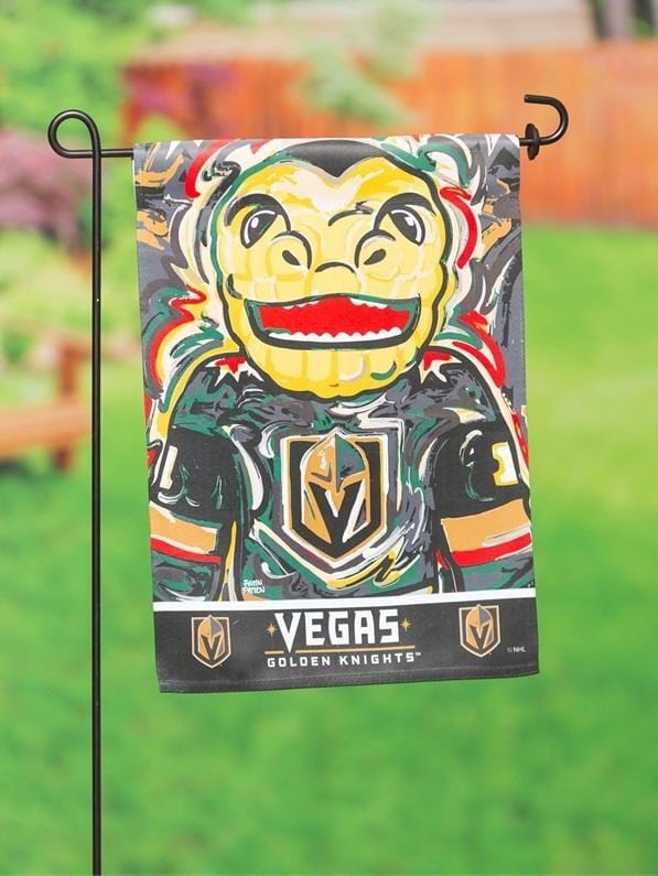 Vegas Golden Knights Garden Flag 2 Sided Justin Patten