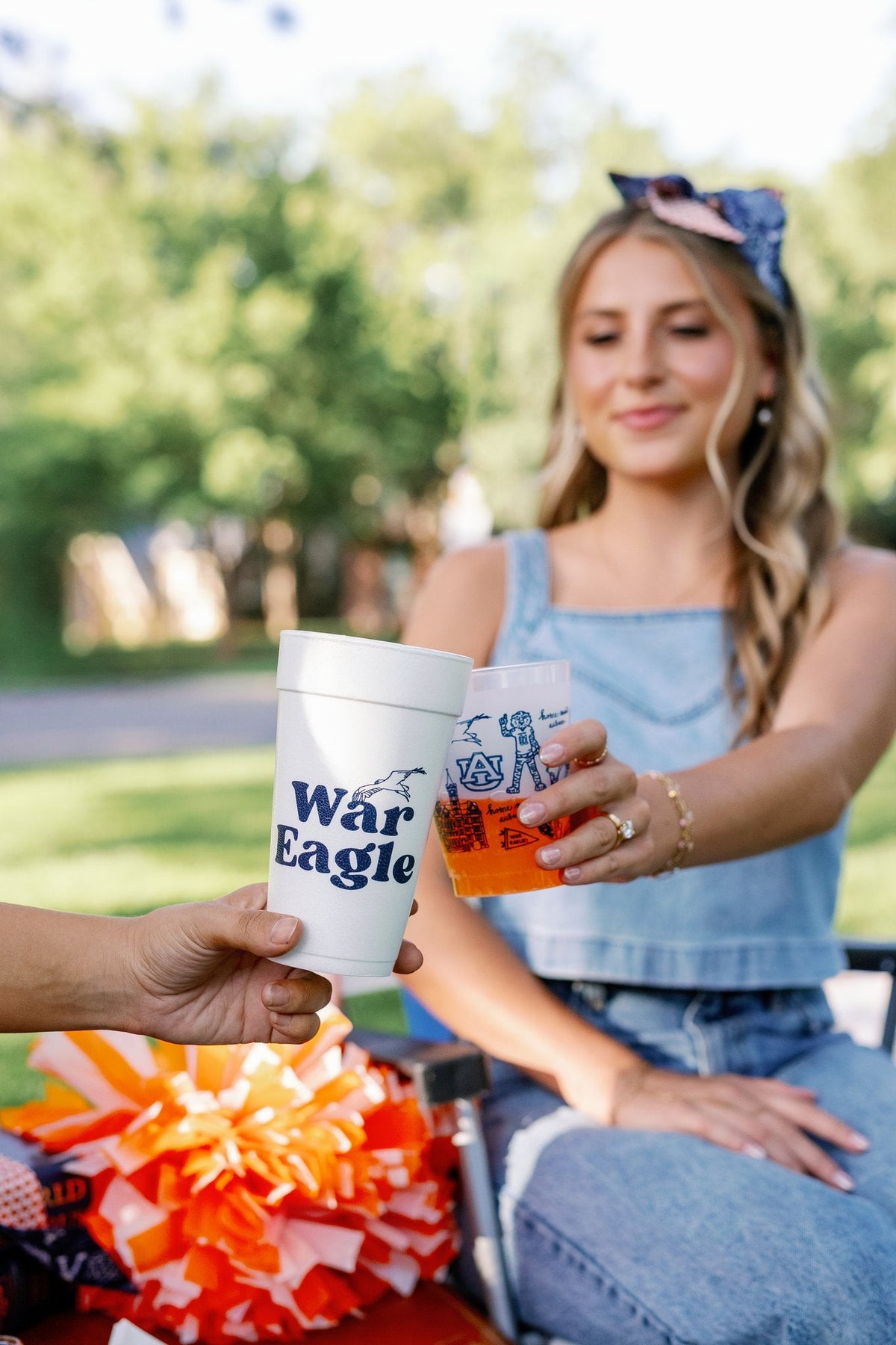 Auburn University - 20 oz Styrofoam Cups, Set of 8