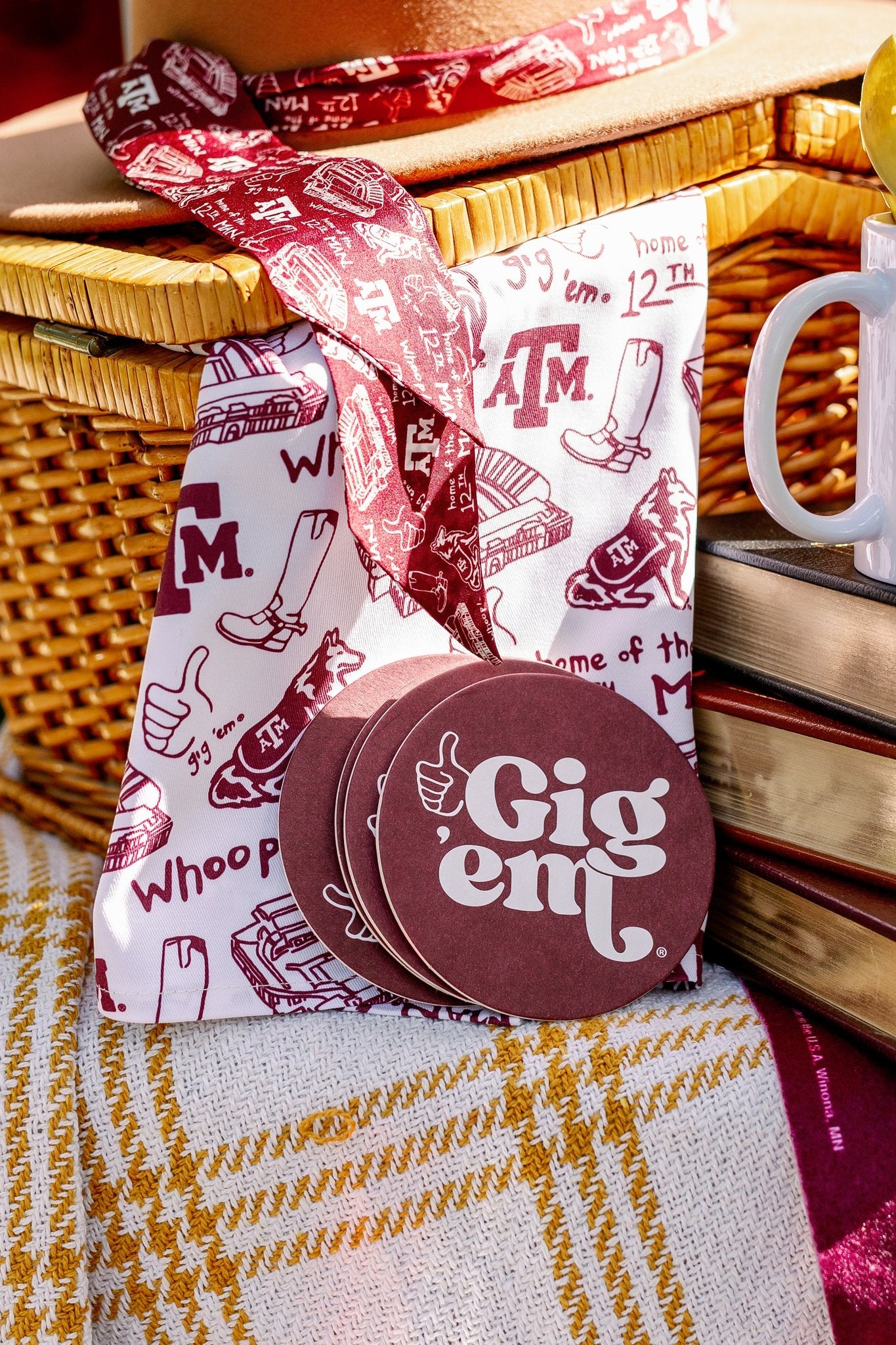 Texas A&M Coasters Set of 25