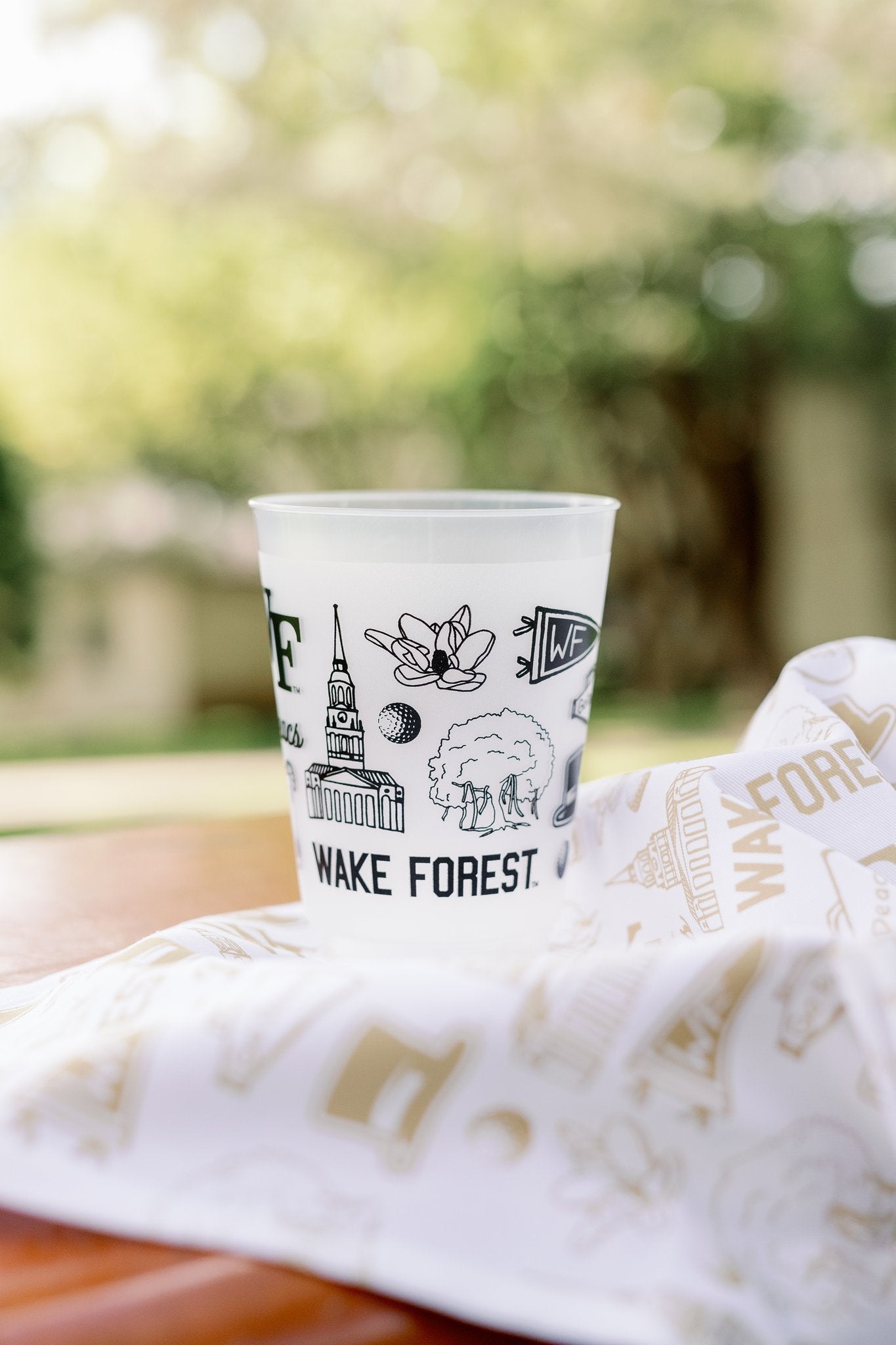Wake Forest Shatterproof Cups - Set of 8