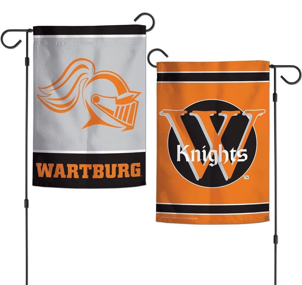 Wartburg Knights Garden Flag 2 Sided Double Logo