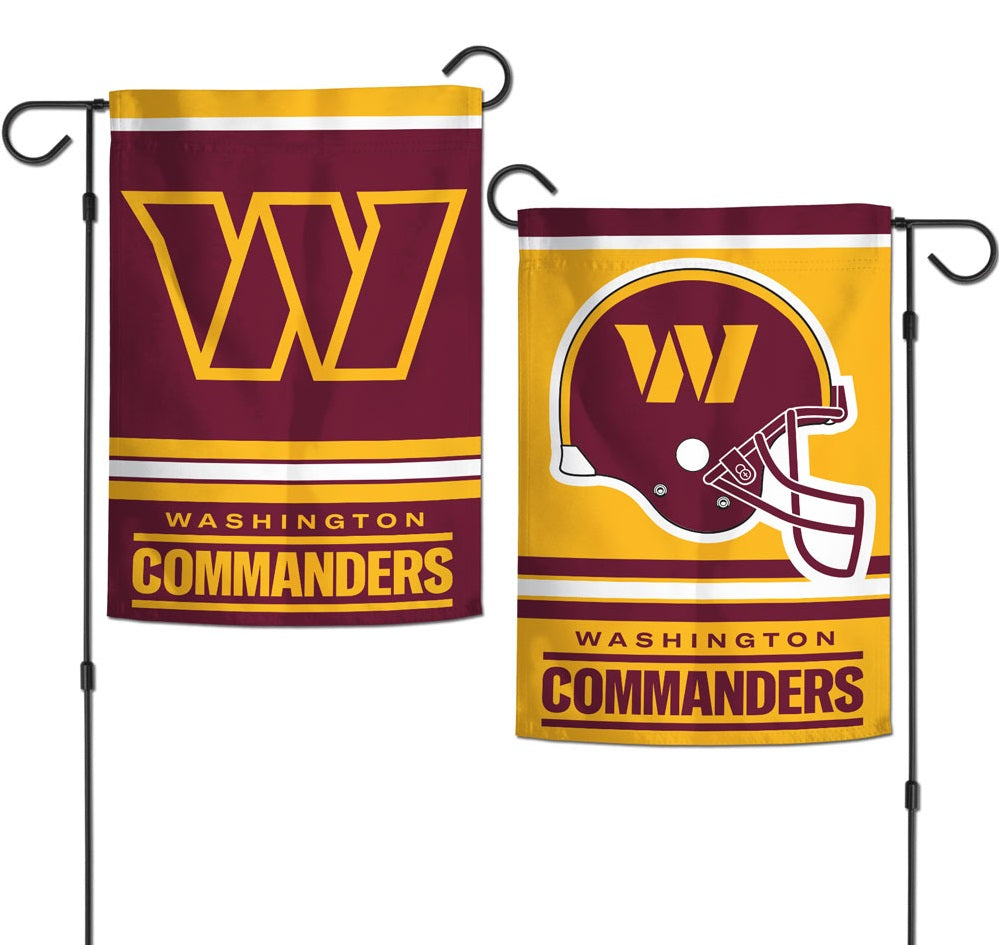 Washington Commanders Garden Flag 2 Sided Logo