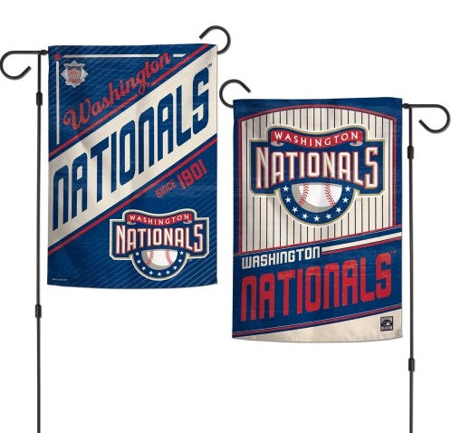 Washington Nationals Retro 2 Sided Garden Flag