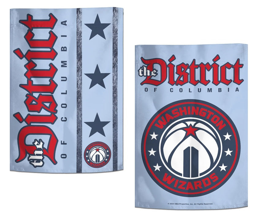 Washington Wizards City Garden Flag 2 Sided