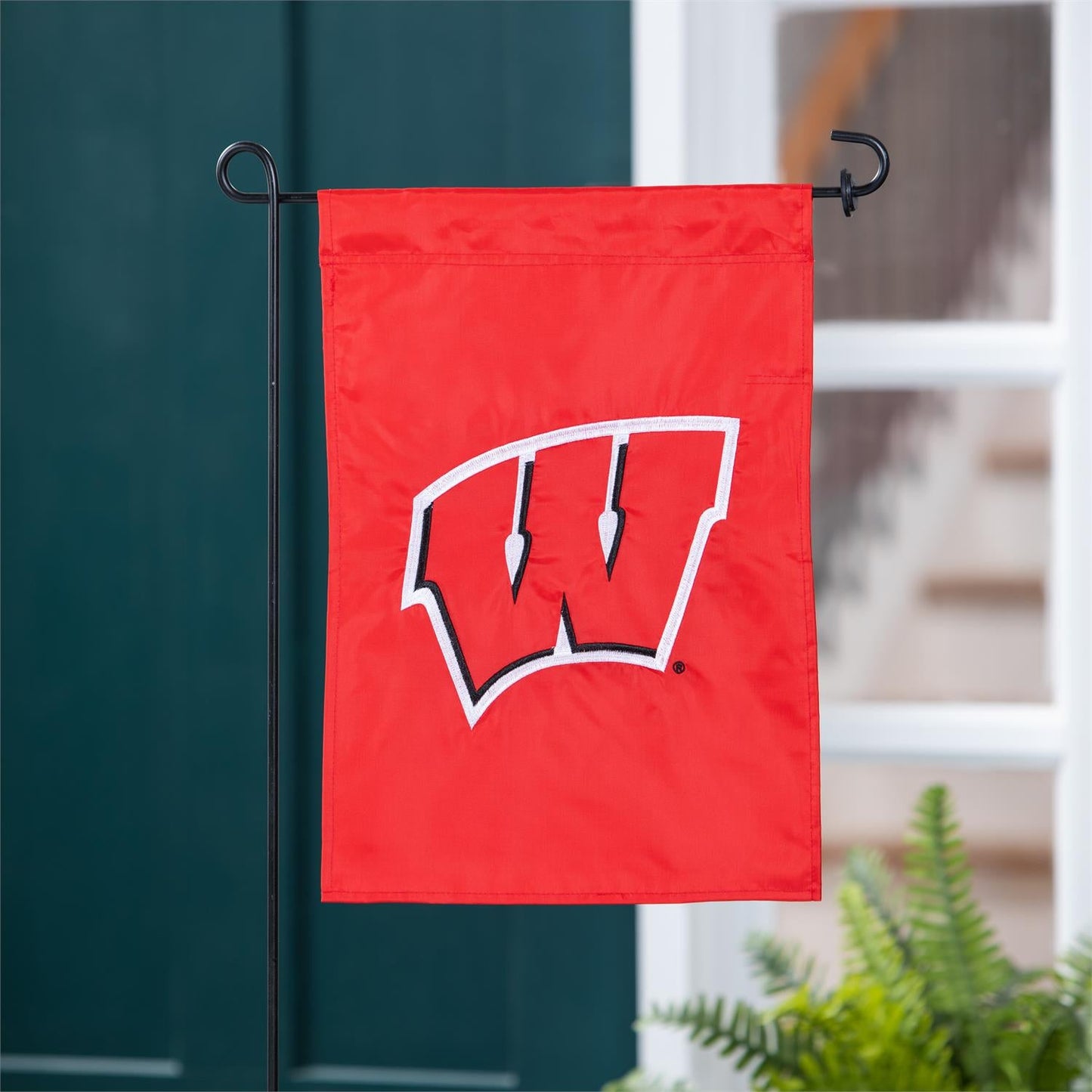 Wisconsin Badgers 2 Sided Garden Flag