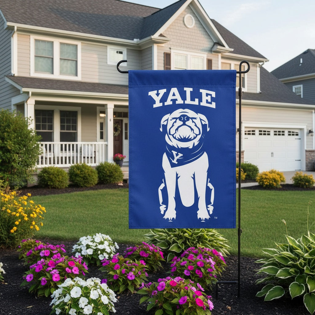 Yale Bulldogs 2 Sided Garden Flag
