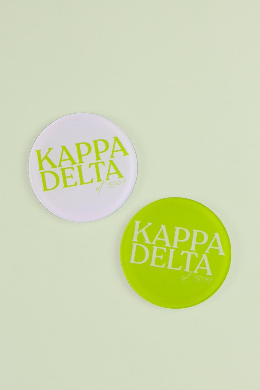Kappa Delta Acrylic Coasters