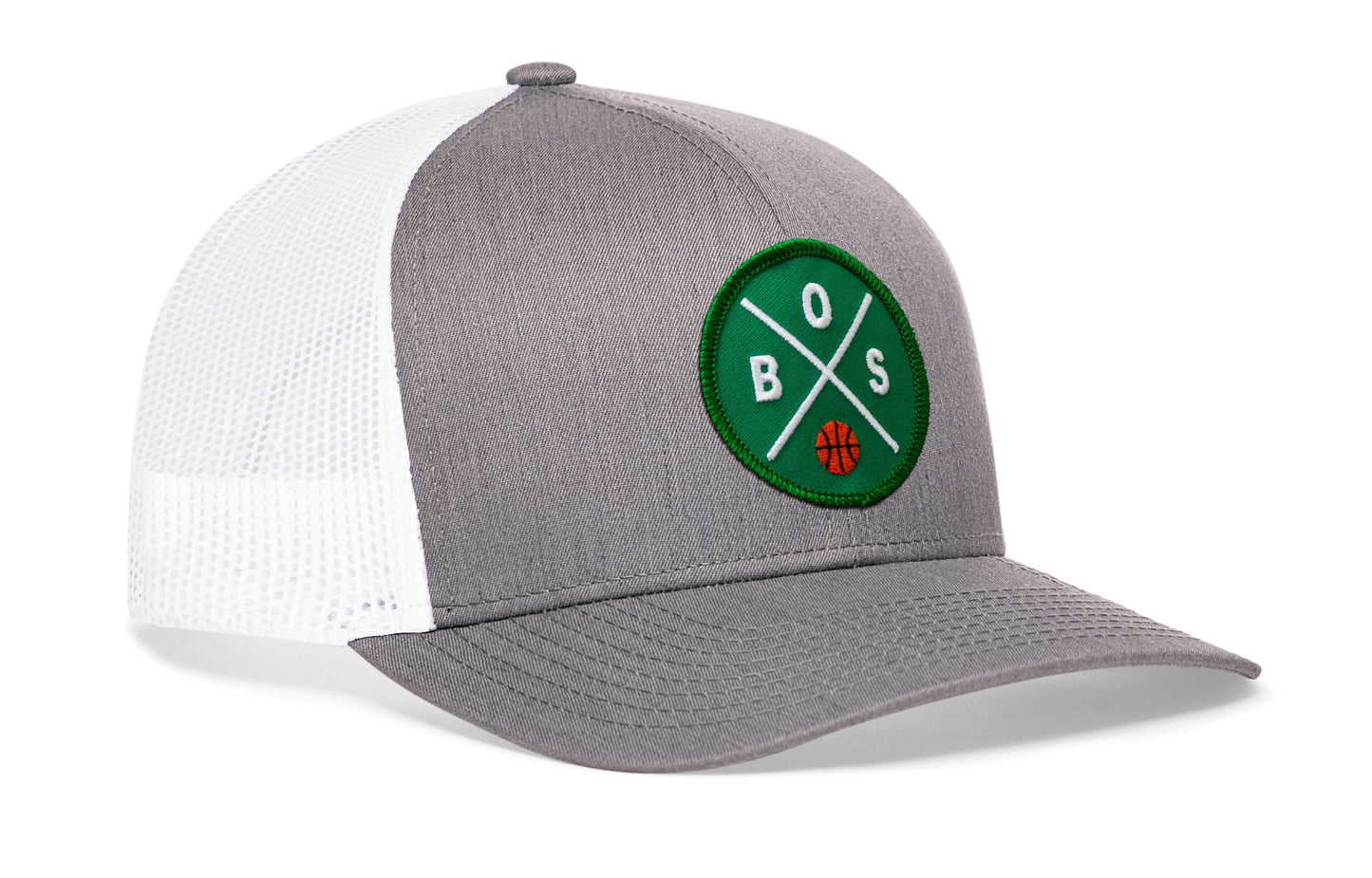 Boston Trucker Hat | BOS X Basketball Snapback