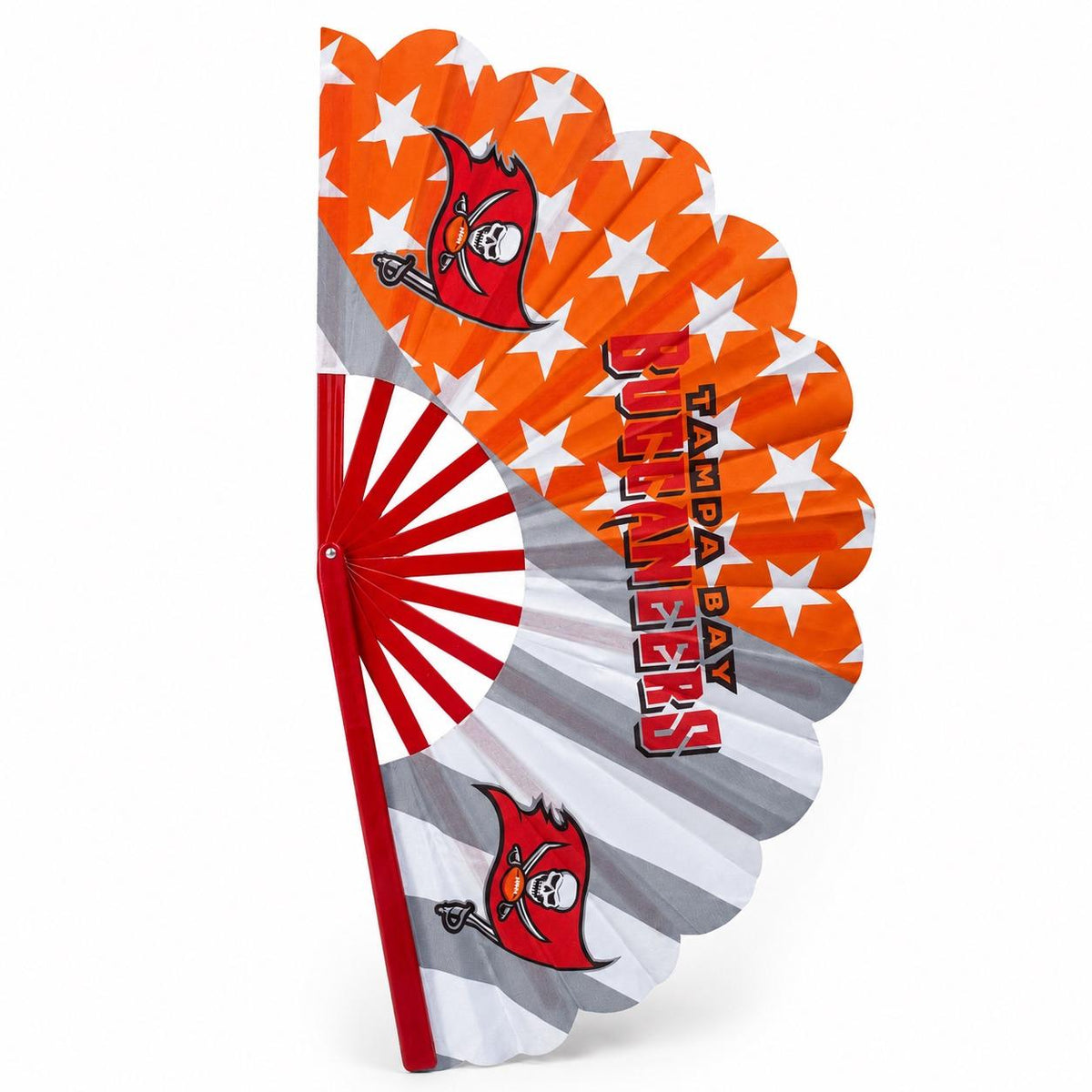 Tampa Bay Buccaneers Pirate Clack Fan | NFL Game Day Hand Fan