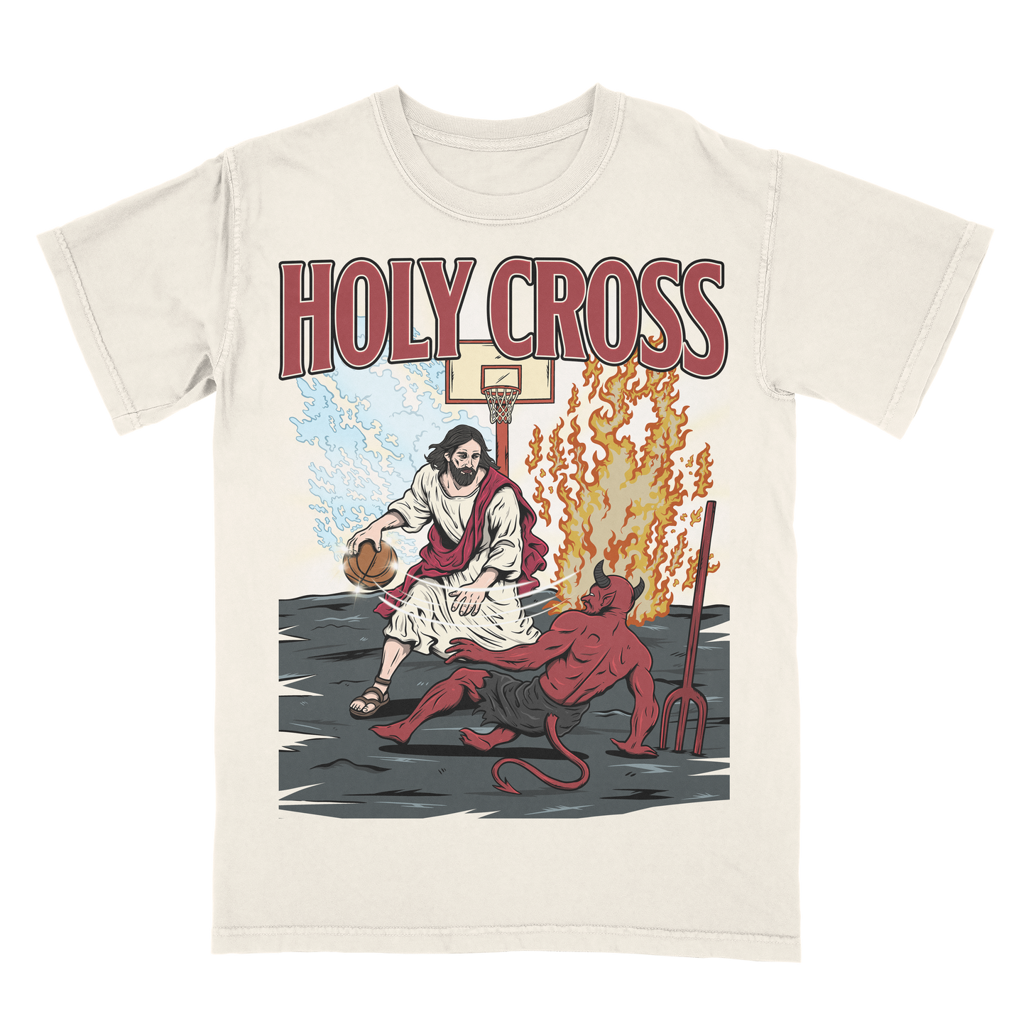 Holy Cross Limited Edition Christian Basketball Graphic T-Shirt