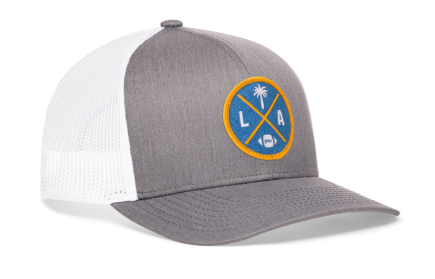 Los Angeles Football Trucker Hat | Light Blue LA X Snapback