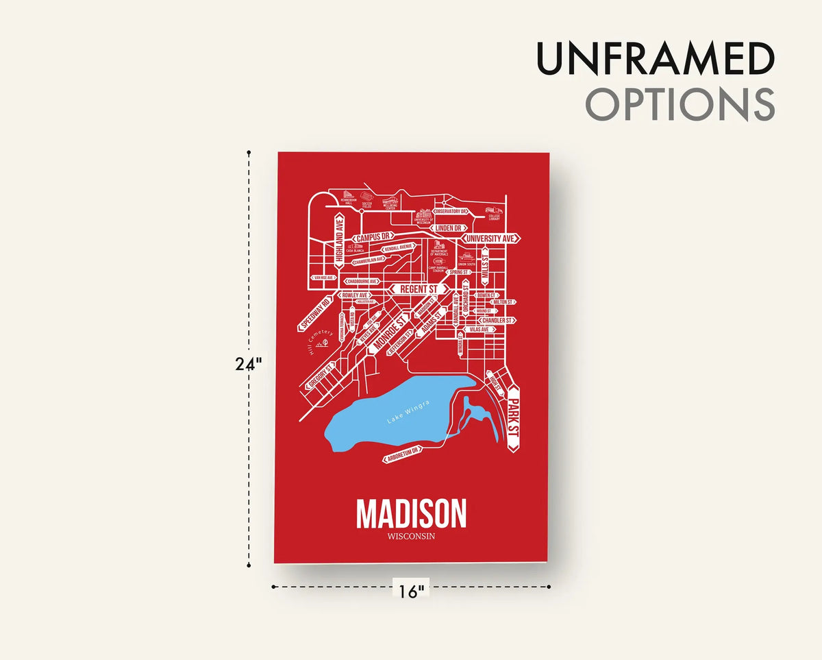 Madison, Wisconsin street map