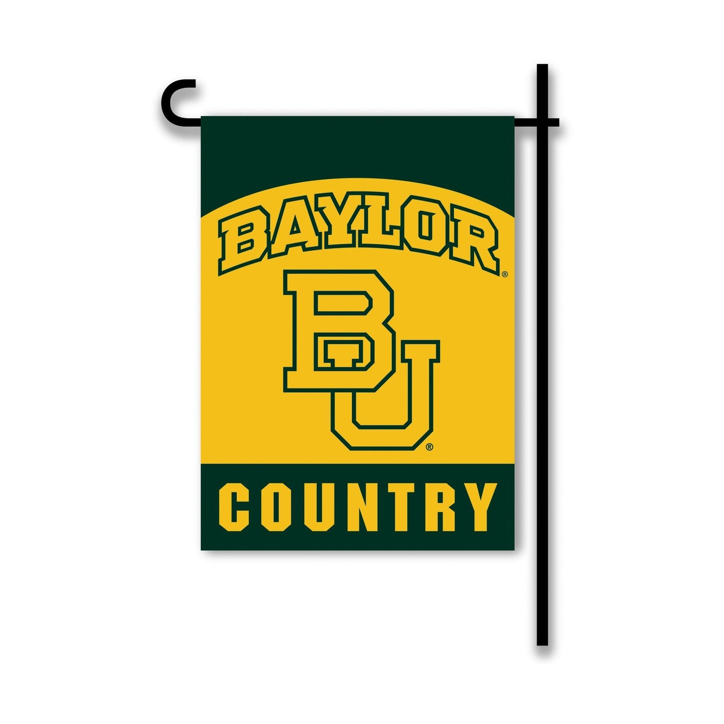 Baylor University Bears Premium Double Sided Garden Flag, Country Design, 13x18 Inch, Display Pole Sold Separately, Officially Licensed
